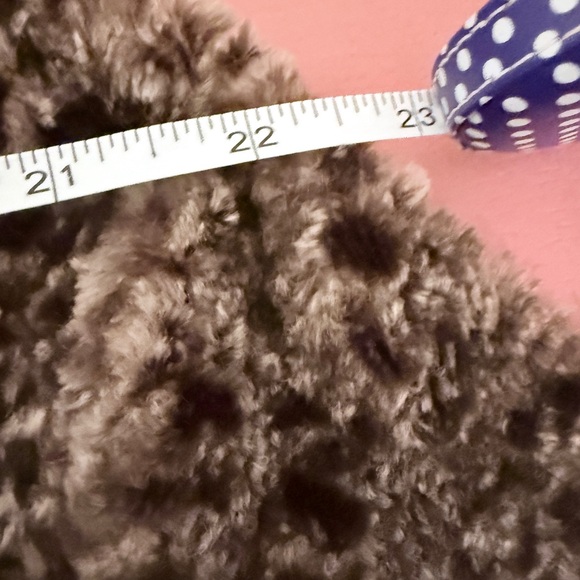 Alpine Studio Size Large Cozy brown Faux Fur Women's Coat early 2000s/90s - Picture 15 of 16